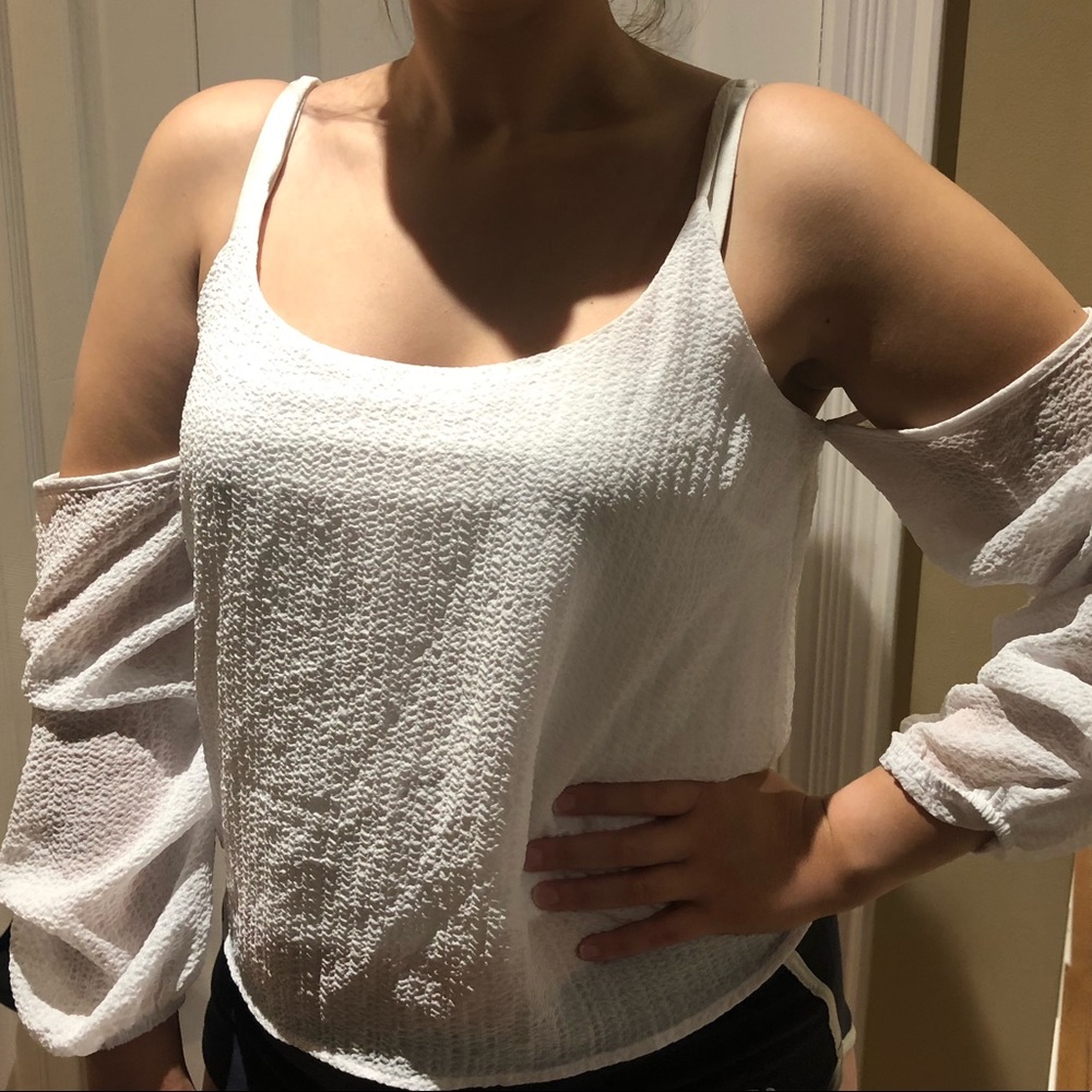NWT Guess party top - white - Picture 4 of 4